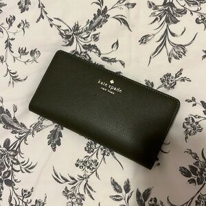 Kate Spade olive green leather wallet/card holder